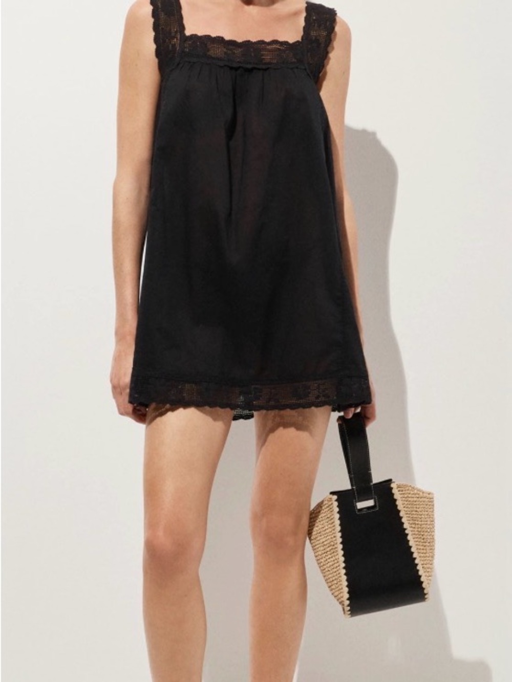 J.CREW NWT ORGANIC cotton
Voile lace trim Beach minidress szL CU322 vacation